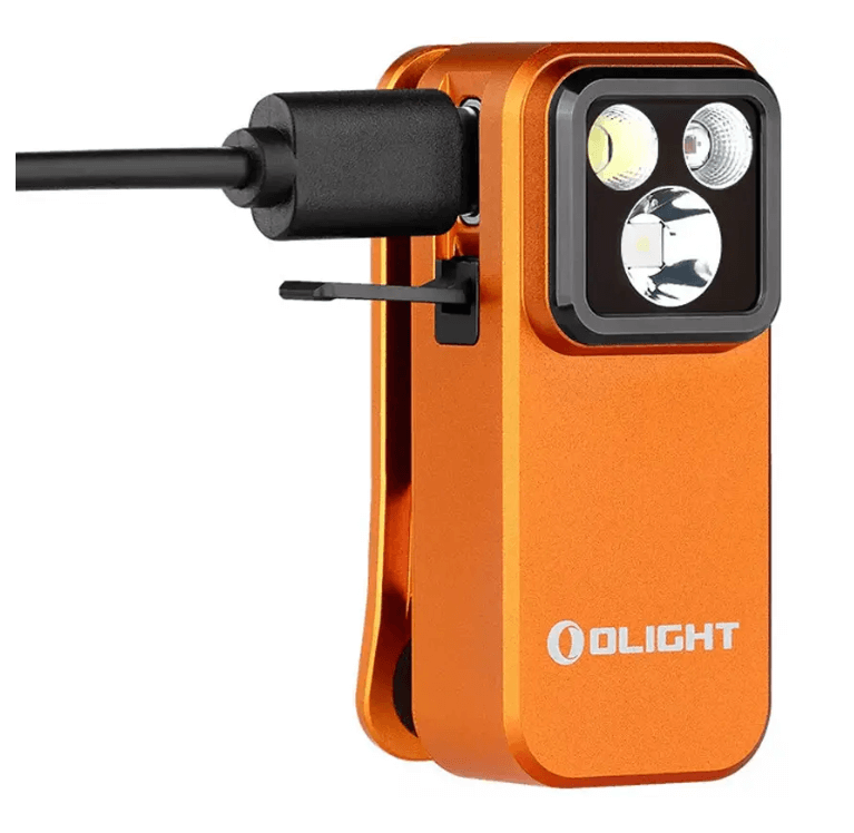 Ліхтар Olight Oclip Pro Orange Фото 2